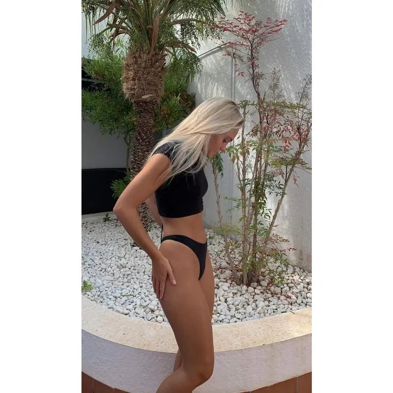 Black Bodrum Bikini Bottoms