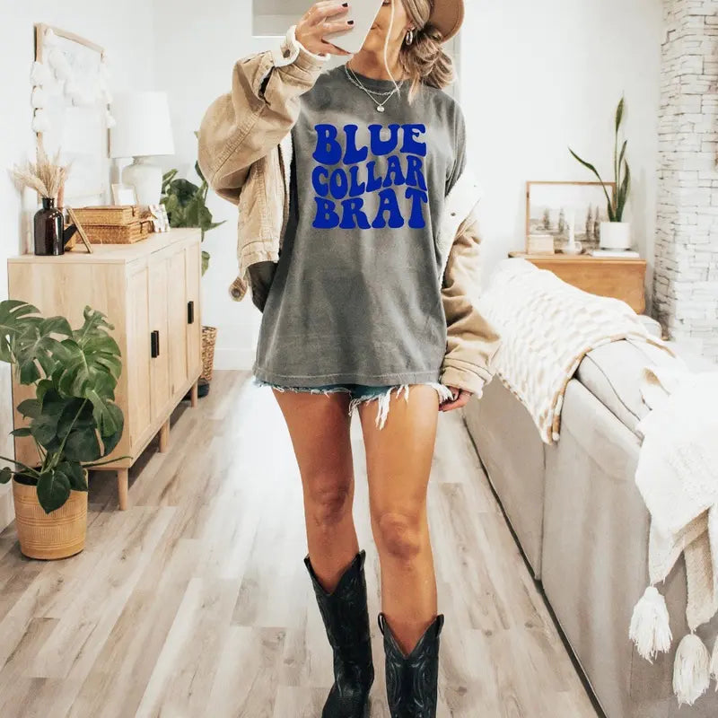 Blue Collar Brat Tee